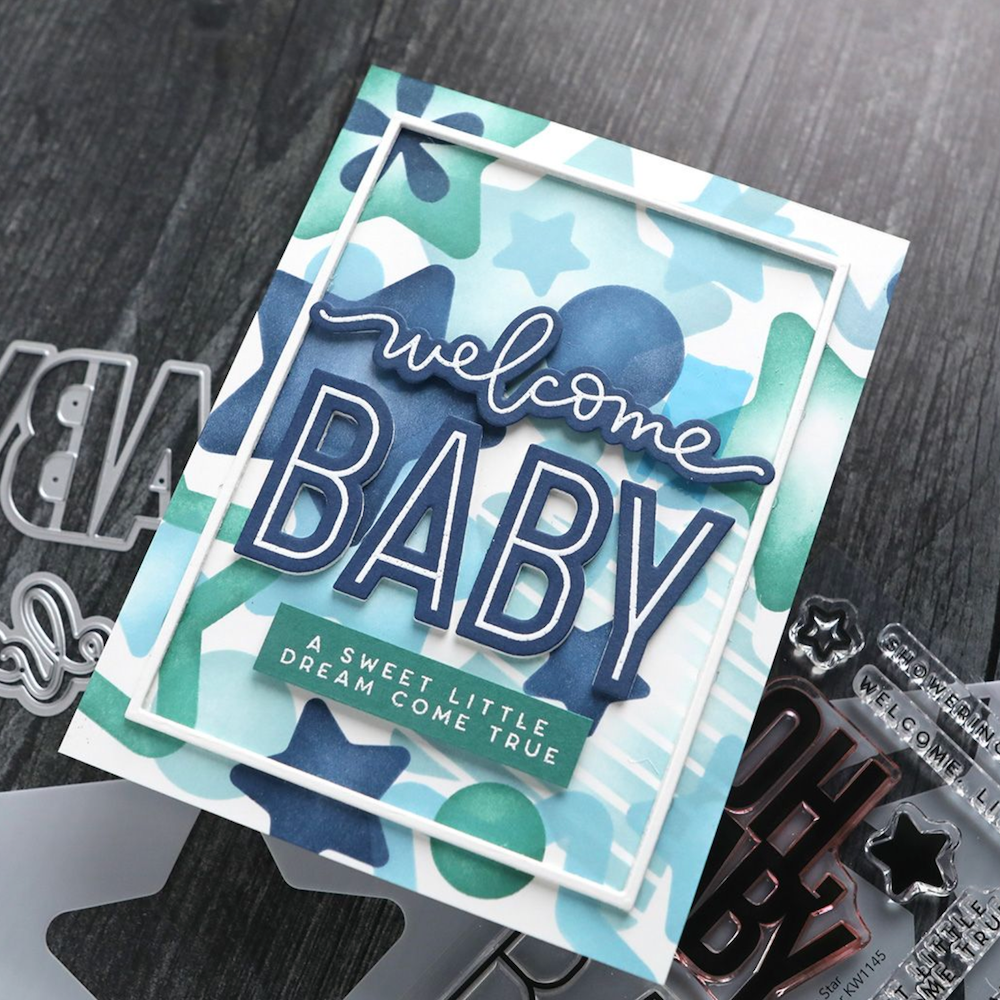 Concord & 9th Kristina Werner Little Star Clear Stamp Set kw1145 dream