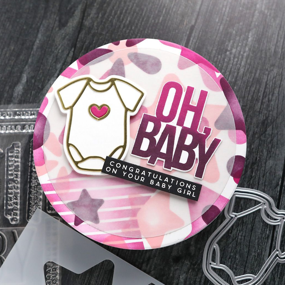 Concord & 9th Kristina Werner Little Star Clear Stamp Set kw1145 girl