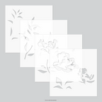 Concord & 9th Kristina Werner Long Line Roses Stencil Set kw1134