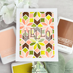Concord & 9th Kristina Werner Lucky Alpha Clear Stamp Set kw1215 hello