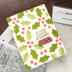 Concord & 9th Kristina Werner Merry Berries and Leaves Die Set kw1370 greetings