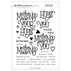 Concord & 9th Kristina Werner Missing Your Hugs Clear Stamp Set kw1092