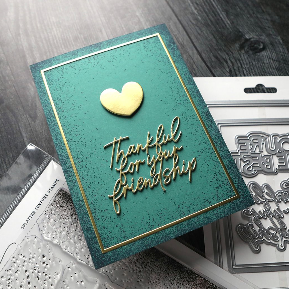 Concord & 9th Kristina Werner More Thin Frames Die Set kw1149 thankful