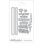 Concord & 9th Kristina Werner OCC Brighter Days Stamps Dies and Stencils Bundle brighter