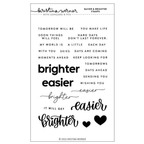 Concord & 9th Kristina Werner OCC Brighter Days Stamps Dies and Stencils Bundle easier