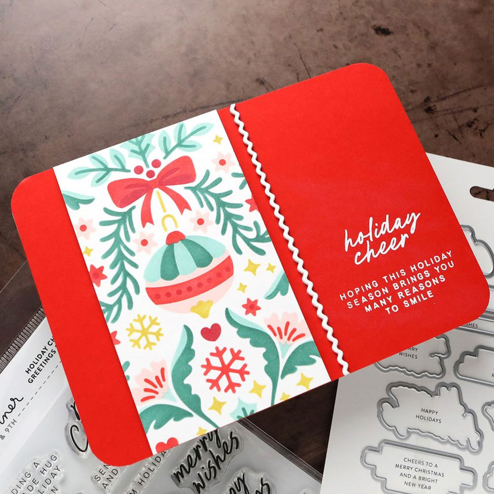 Concord & 9th Kristina Werner Ornamental Christmas Stencil Set kw1352 holiday cheer