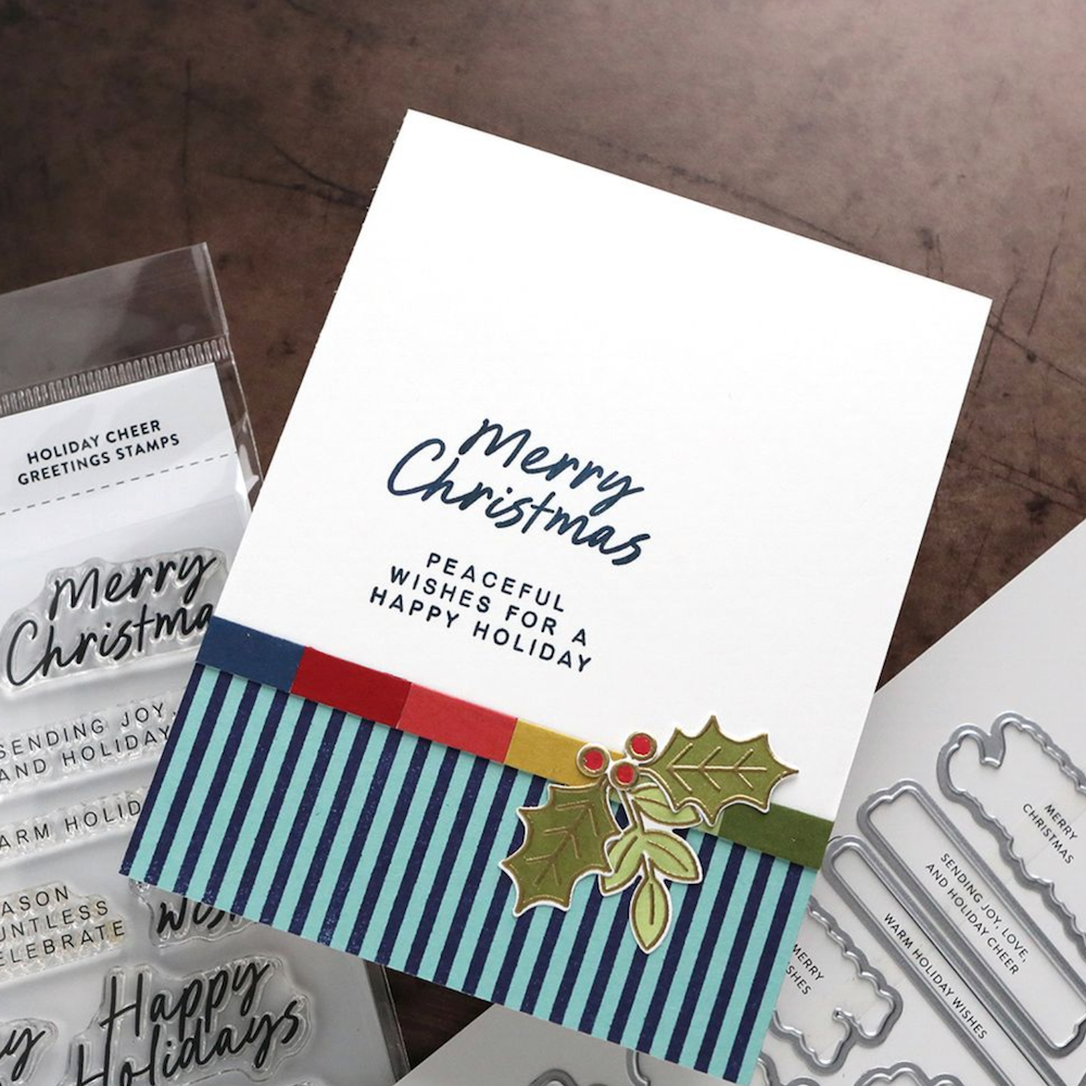 Concord & 9th Kristina Werner Ornamental Christmas Stencil Set kw1352 merry christmas