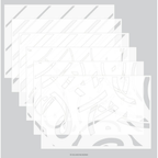 Concord & 9th Kristina Werner Peppermint Stripes Stencil Set kw1377