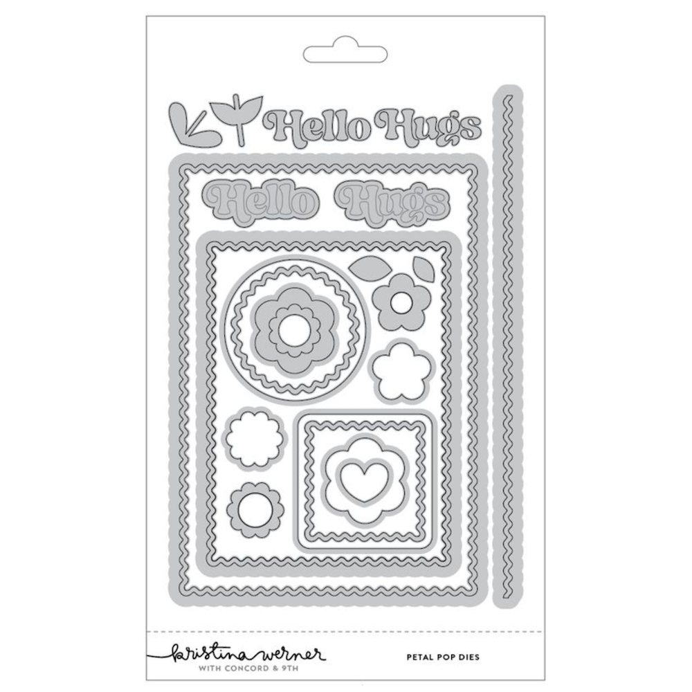 Concord & 9th Kristina Werner Petal Pop Die Set kw1319