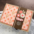 Concord & 9th Kristina Werner Petal Pop Greetings Stencil Set kw1321 pink hugs