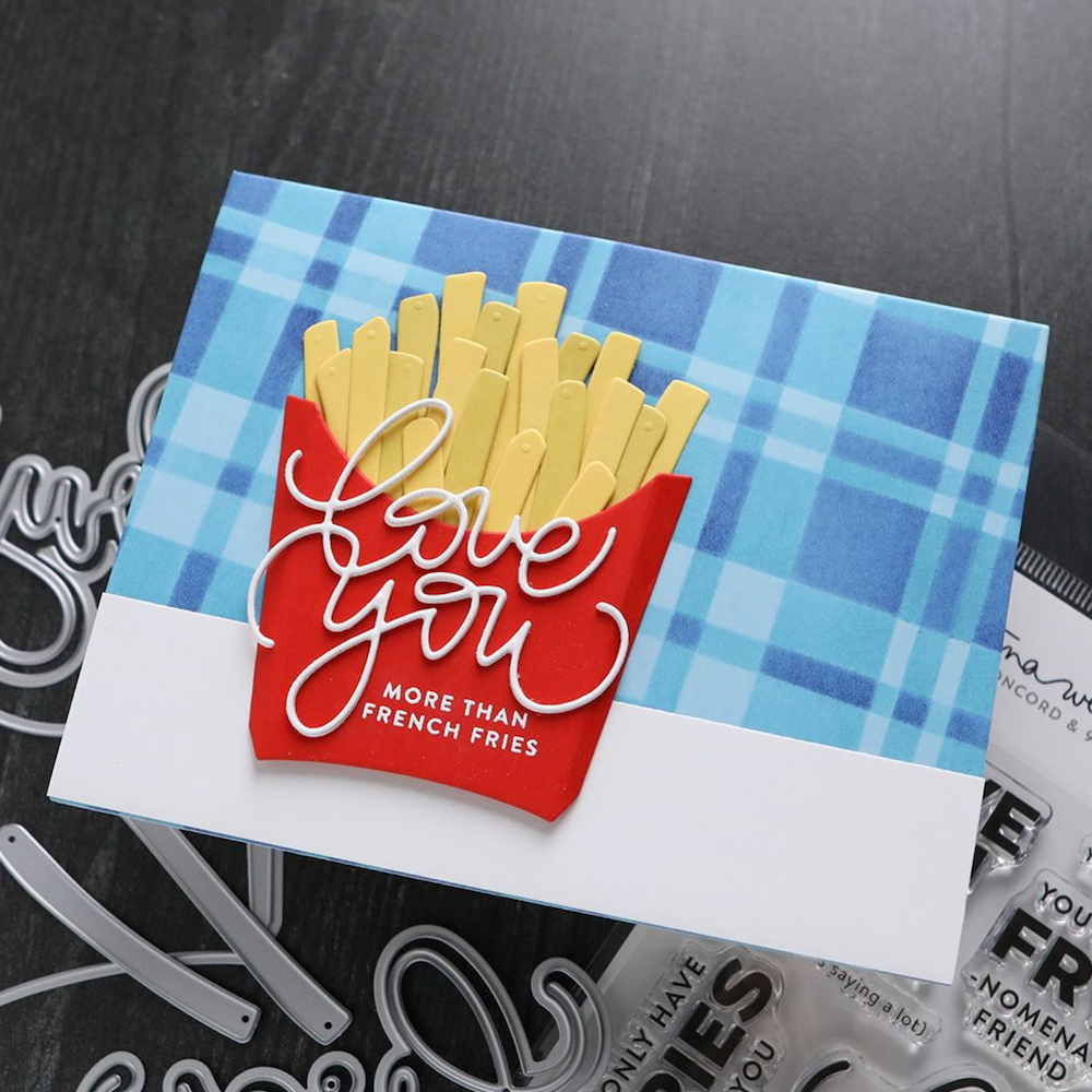 Concord & 9th Kristina Werner Plaid Perfection Stencil Set kw1242 fry