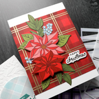 Concord & 9th Kristina Werner Pretty Poinsettias Clear Stamp Set kw1021 christmas