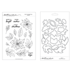 Concord & 9th Kristina Werner Pretty Poinsettias Stamp and Die Bundle