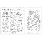 Concord & 9th Kristina Werner Puppy Paw-ty Stamp and Die Bundle