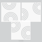 Concord & 9th Kristina Werner Radiating Circles Stencil Set kw1101