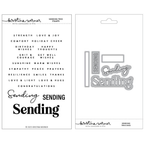 Concord & 9th Kristina Werner Sending Trio Stamp and Die Bundle