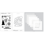 Concord & 9th Kristina Werner Simple Christmas Stamp Die and Stencil Bundle