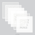 Concord & 9th Kristina Werner Simple Christmas Stencil Set kw1190
