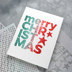 Concord & 9th Kristina Werner Simple Christmas Stencil Set kw1190 merry