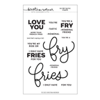 Concord & 9th Kristina Werner So Fry-tastic Clear Stamp Set kw1244