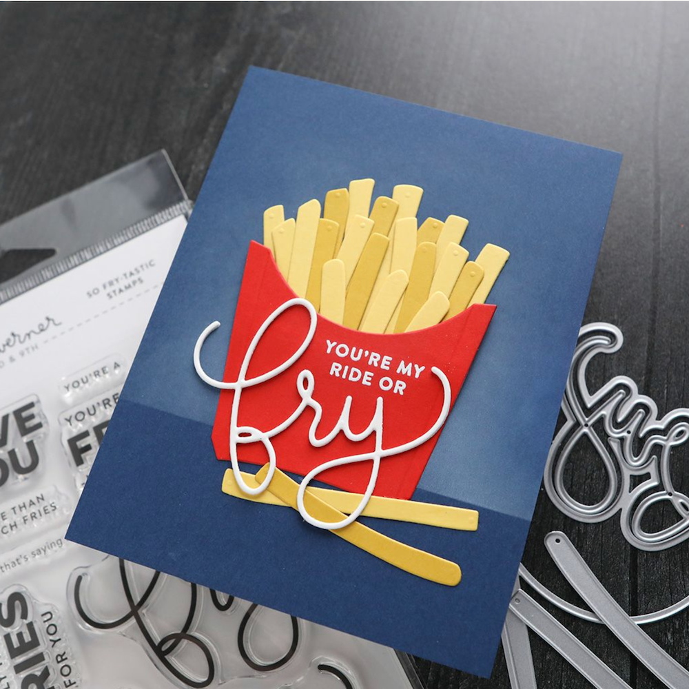 Concord & 9th Kristina Werner So Fry-tastic Die Set kw1243 french