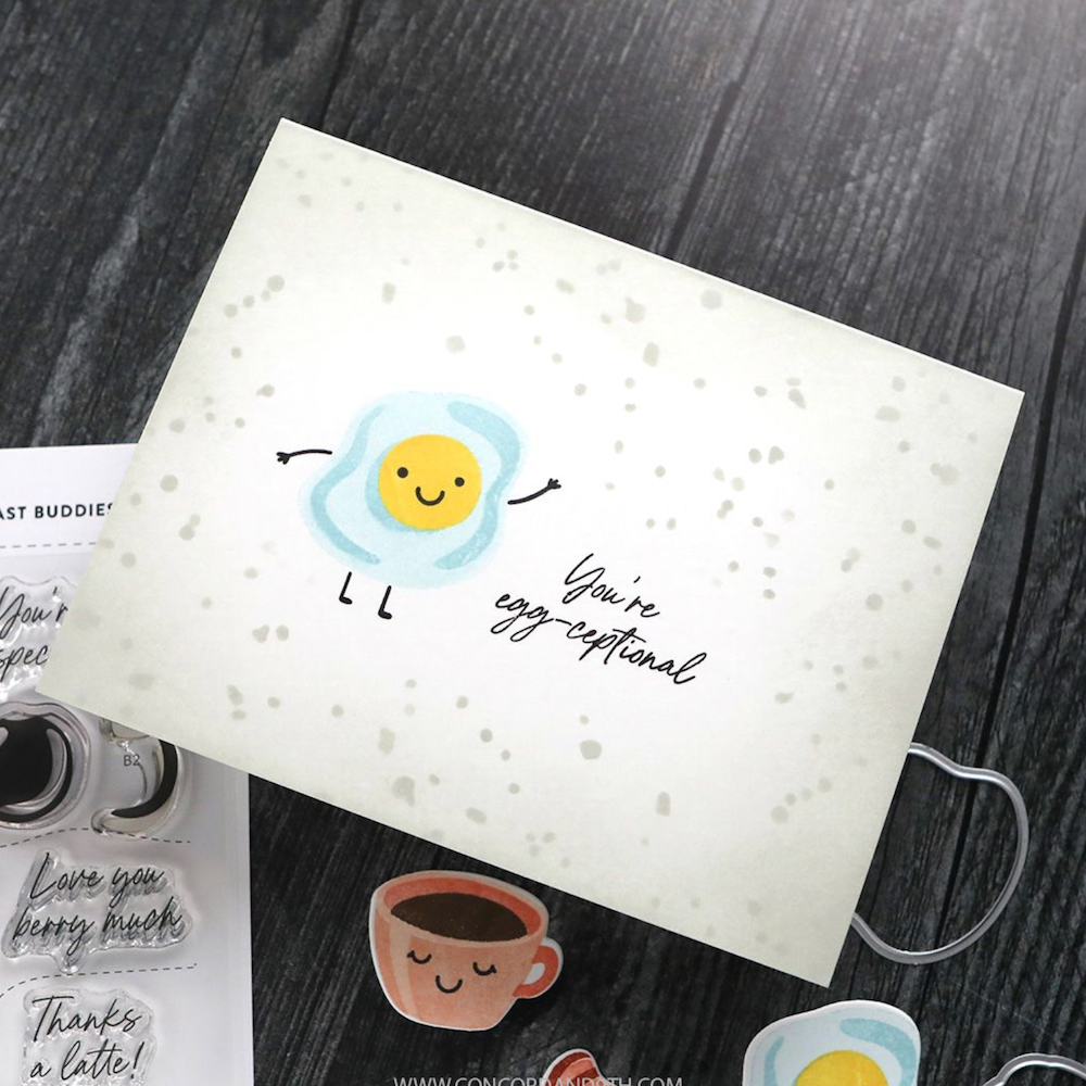 Concord & 9th Kristina Werner Splatter Texture Stencil Set kw1152 egg