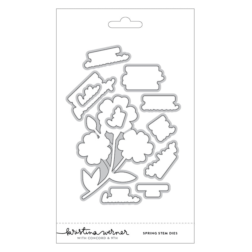 Concord & 9th Kristina Werner Spring Stem Die Set kw1286