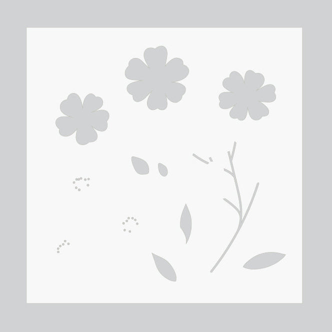 Concord & 9th Kristina Werner Spring Stem Stencil Set kw1288