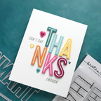 Concord & 9th Kristina Werner Thank You Words Stamp Die Bundle enough