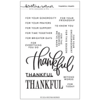 Concord & 9th Kristina Werner Thankful Clear Stamp Set kw1339