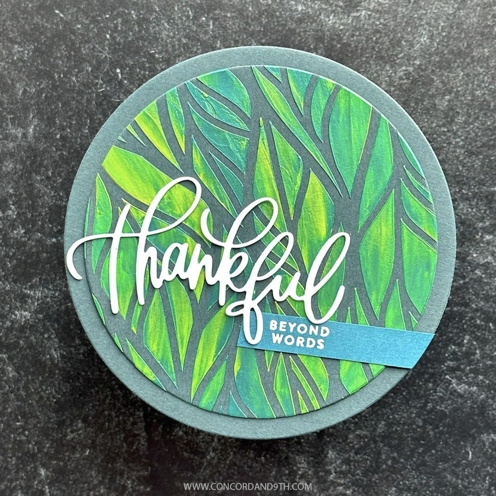 Concord & 9th Kristina Werner Thankful Die Set kw1338 beyond words