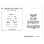 Concord & 9th Kristina Werner Thoughts and Prayers Stamp and Die Bundle