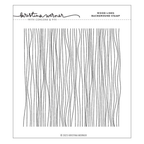 Concord & 9th Kristina Werner Wood Lines Background Stamp kw1166