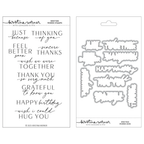 Concord & 9th Kristina Werner Written Words Stamp and Die Bundle