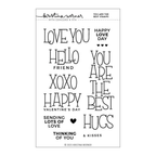 Concord & 9th Kristina Werner You Are The Best Clear Stamp Set kw1247