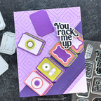Concord & 9th Kristina Werner You Make Me Tile Die Set kw1301 rack