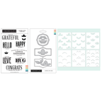 Concord & 9th Layered Lotus Stamps Dies and Stencils Bundle