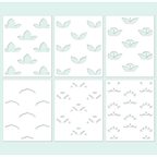 Concord & 9th Layered Lotus Stencil Set 13003