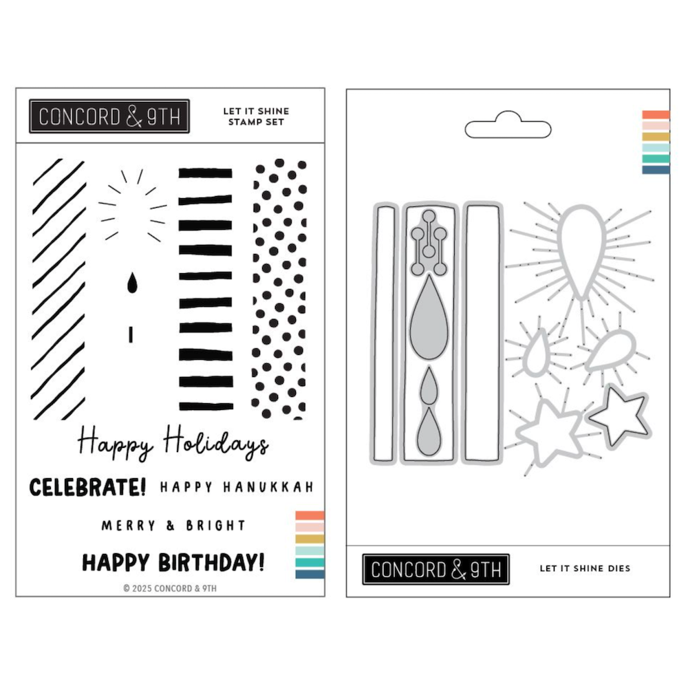 Concord & 9th Let It Shine Stamp and Die Bundle