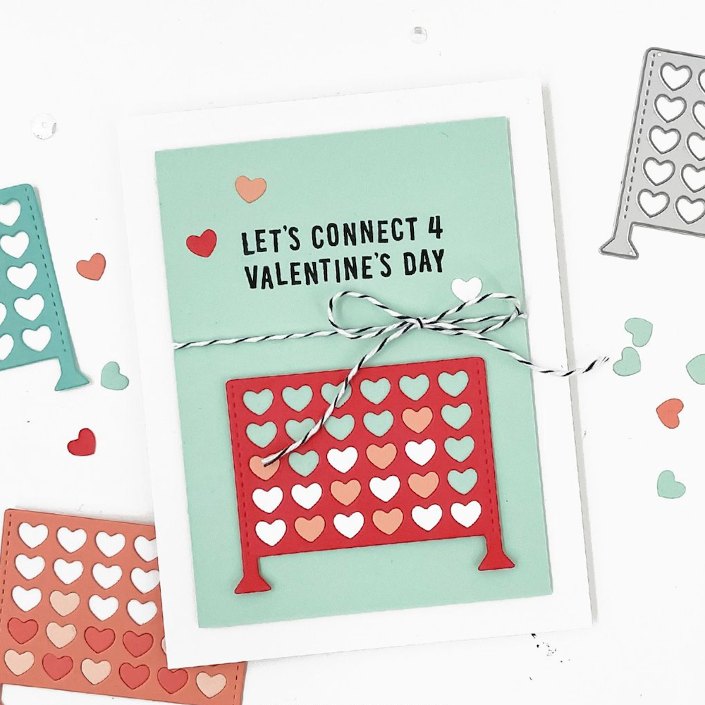 Concord & 9th Love Games Clear Stamp Set 12771 connect