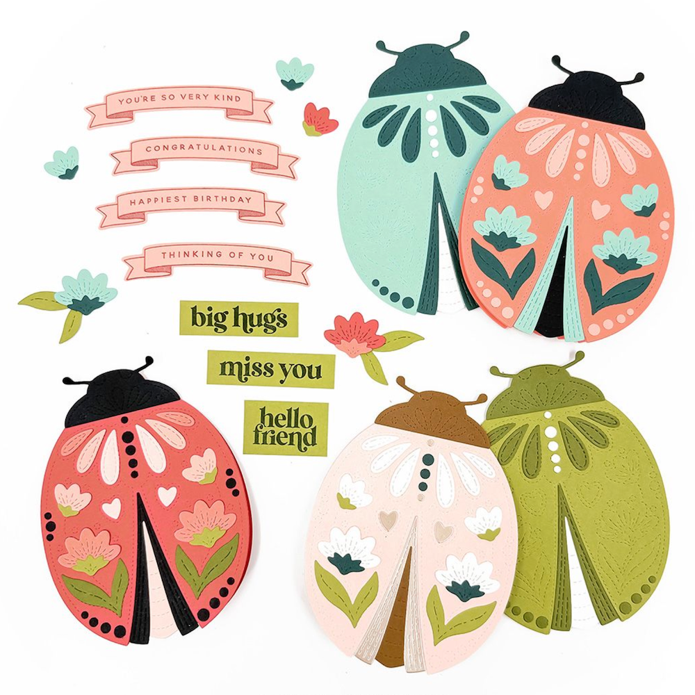 Concord & 9th Lovely Ladybug Clear Stamp Set 12976 product