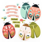 Concord & 9th Lovely Ladybug Stamps and Dies Bundle product