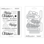 Concord & 9th Merry Greetings Builder Stamp and Die Bundle