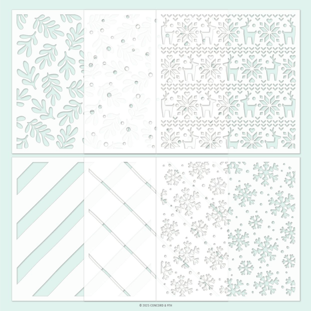 Concord & 9th Merry Mix Stencil Set 12594
