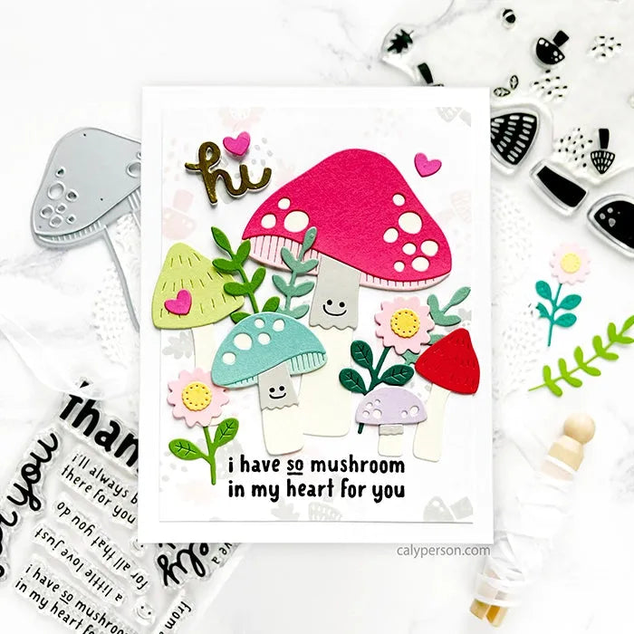 Concord & 9th Mushroom Medley Stamp and Die Bundle