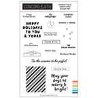 Concord & 9th North Pole Greetings Clear Stamp Set 13055