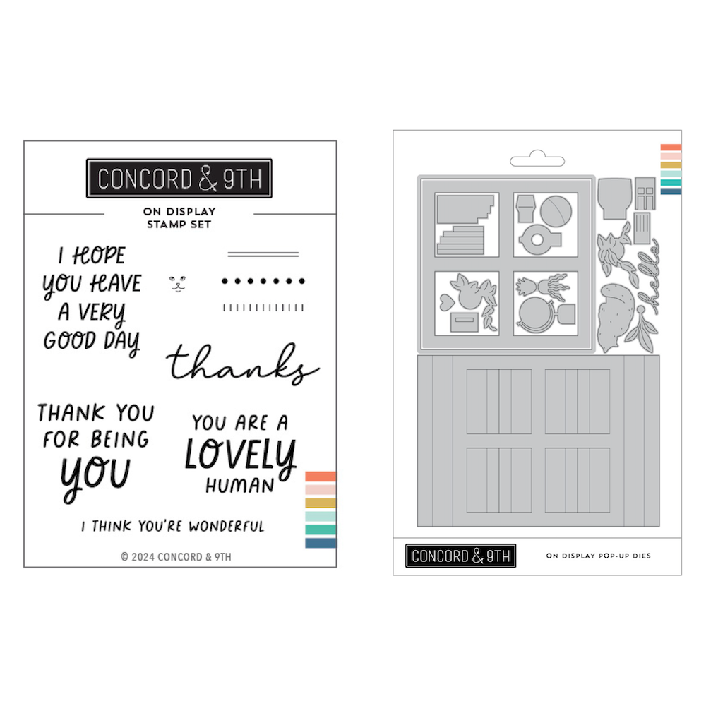 Concord & 9th On Display Stamp and Die Bundle