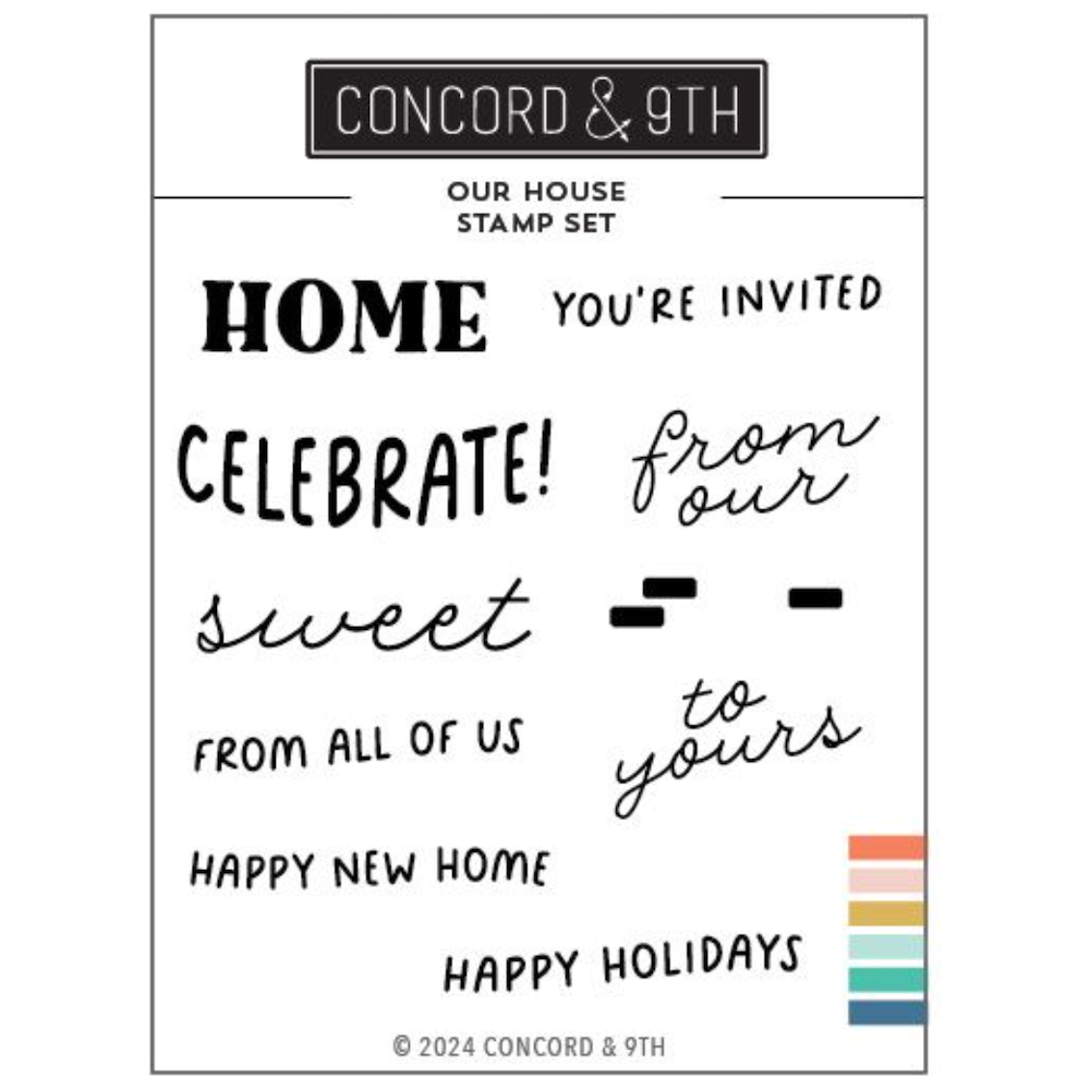 Concord & 9th Our House Clear Stamp Set 12327