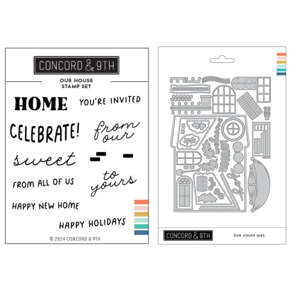 Concord & 9th Our House Stamp and Die Bundle