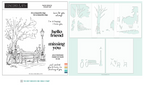 Concord & 9th Park Bench Stamps and Dies Bundle